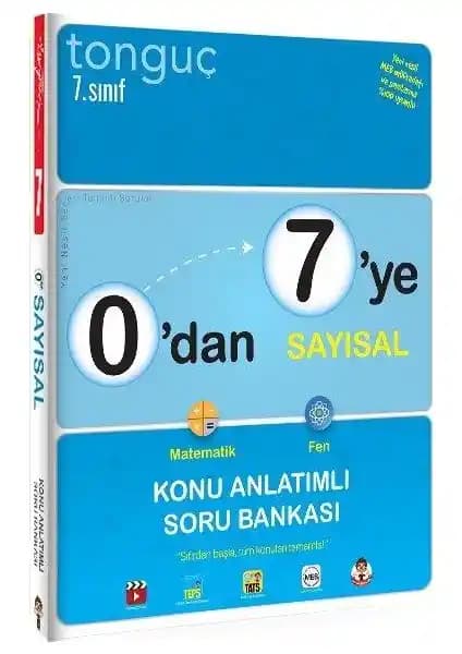 Tonguç Akademi 0'dan 7'ye Sayısal Konu Anlatımlı Soru Bankası İncelenmesi ve Özellikleri
