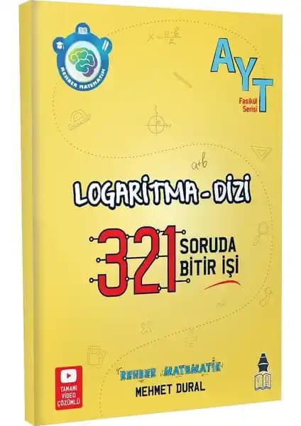 Tonguç Akademi 321 AYT Logaritma-Dizi Kaynağı Öğrenciler İçin Güncel ve Kapsamlı Eğitim Materyali
