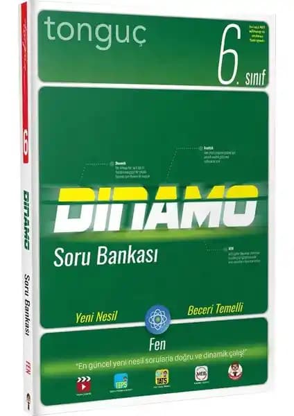 Tonguç Akademi 6. Sınıf Fen Bilimleri Dinamo Soru Bankası Öğrenciler İçin Güncel ve Pratik Kaynak