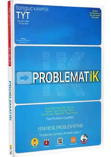 Tonguç Akademi TYT Problematik: Güncel ve Etkili Matematik Soru Bankası Öğrenciler İçin