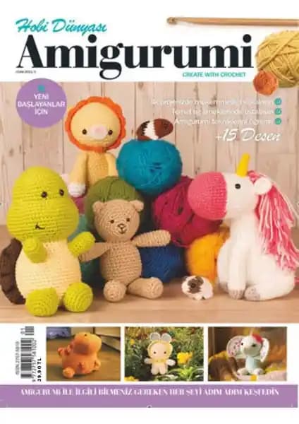 Turkuvaz Dergi Amigurumi Yeni Başlayanlar İçin Pratik Teknikler ve Desenler İle El İşi Eğitimi