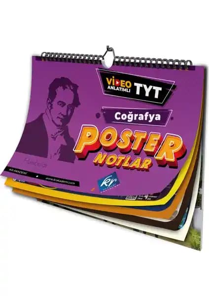 TYT Coğrafya Poster Notlar Kitabı 12. Sınıf Öğrencileri İçin Güncel ve Pratik Kaynak