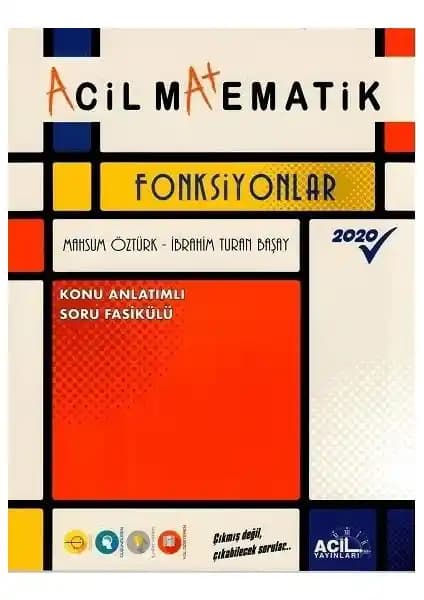 TYT Matematik Fonksiyonlar Kitabı - Güncel İçerik ve Pratik Çözümlerle Başarıya Ulaşın