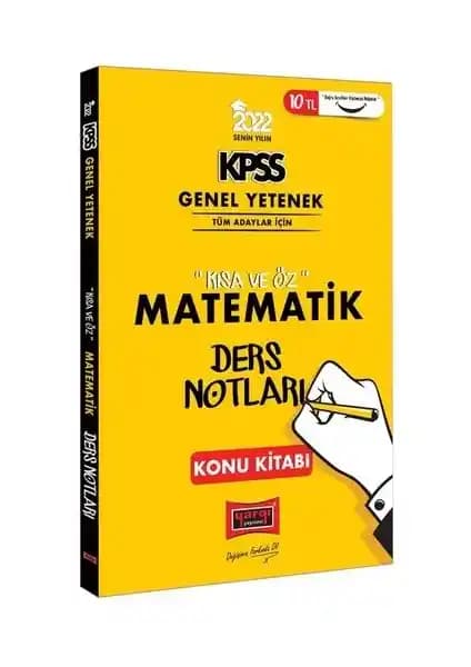 Yargı Yayınevi KPSS 2022 Lisans Matematik Kısa ve Öz Ders Notları İncelemesi