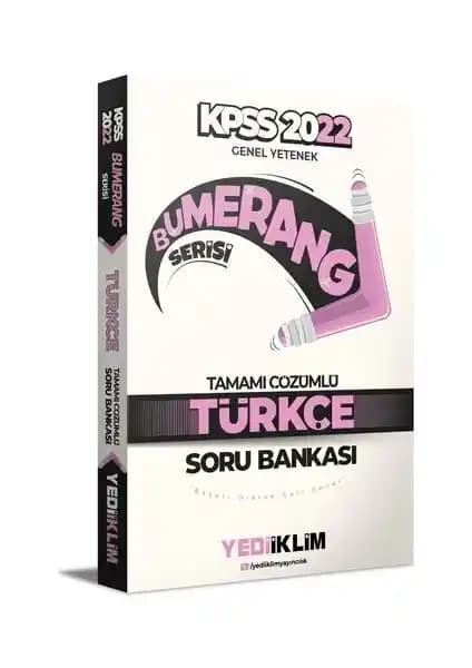 Yediiklim KPSS 2022 Türkçe Tamamı Çözümlü Soru Bankası Güncel ve Detaylı İçerik