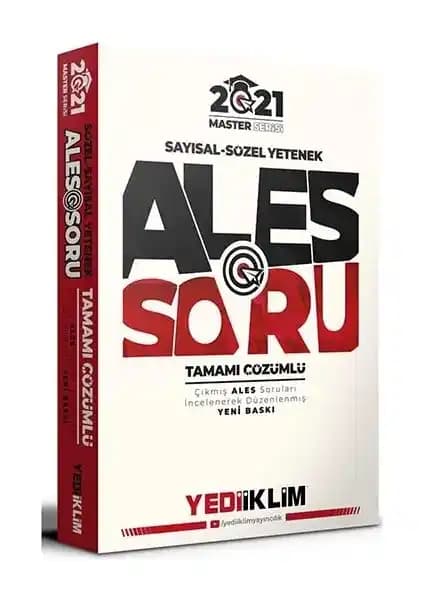 Yediiklim Yayınları ALES 2021 Sayısal ve Sözel Yetenek Tamamı Çözümlü Soru Bankası