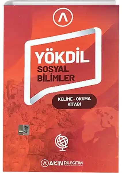 YÖKDİL Sosyal Bilimler Kelime ve Okuma Kitabı Akın Yayıncılık 2021 Güncel İçeriklerle