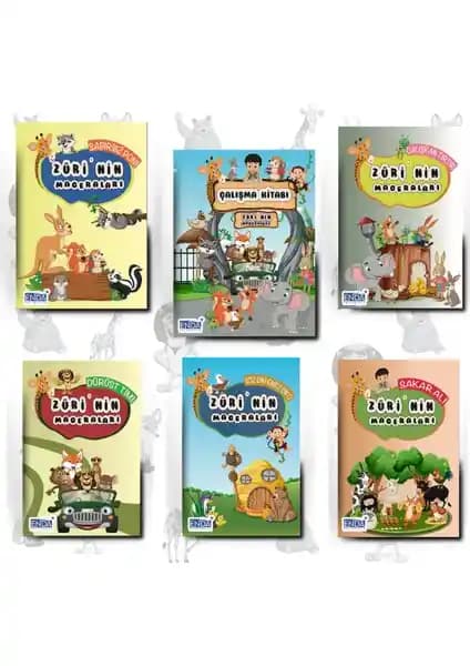 Züri'nin Maceraları Hikaye Kitabı Seti Çocukların Hayal Gücünü Geliştiren Eğitici Kitaplar