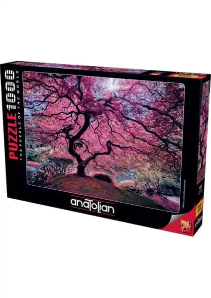 Anatolian Pink Tree 1037 1000 Parçalık Puzzle Yüksek Kalite ve Eğlenceli Tasarım