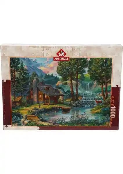 Art Puzzle 1000 Parça Masal Evi Puzzle Detaylı ve Zorlayıcı Yapboz Deneyimi