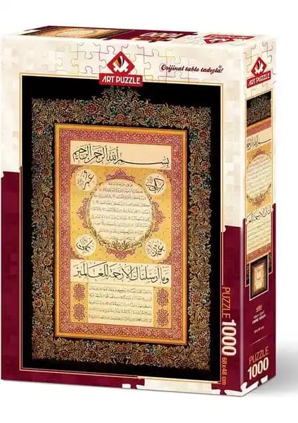 Art Puzzle Hilye-i Şerif 1000 Parça Puzzle ile Sanat ve Zekayı Bir Arada Geliştirin