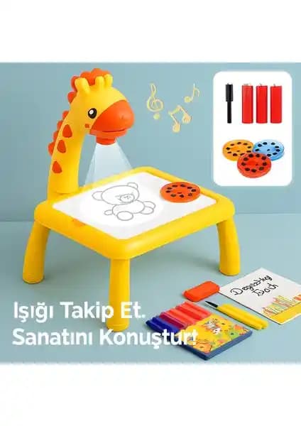 Çocuklar İçin Akıllı Boyama Masası: Yaratıcılığı Destekleyen Eğlenceli ve Eğitici Tasarım