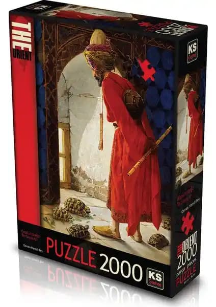 KS Games 2000 Parça Kaplumbağa Terbiyecisi Puzzle Osman Hamdi Bey Eseri