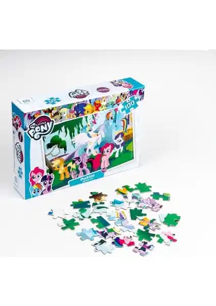 My Little Pony 100 Parça Puzzle: Kız Çocukları İçin Eğlenceli ve Eğitici Oyun Seçeneği