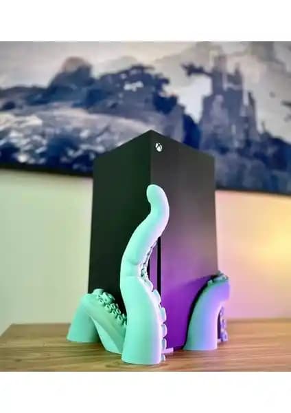 Xbox Series X uyumlu şık ve dayanıklı Ahtapot Standı ile oyun deneyiminizi geliştirin