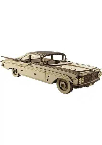 3D Ahşap Chevrolet Impala 1959 Maketi Detaylı İnceleme ve Özellikleri