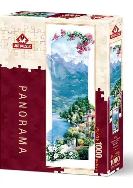 Akdeniz Sabahı Manzaralı 1000 Parça Panorama Puzzle Yüksek Kalite ve Detaylarla