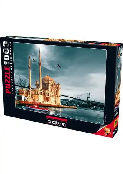 Anadolu Temalı 1000 Parçalık Puzzle Ortaköy Camii Nostaljisiyle Zihinsel ve Sosyal Bağları Güçlendirir