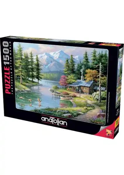 Anatolian 1500 Parçalık Puzzle Resting Canoe Sanatsal ve Doğa Temalı Büyük Puzzle