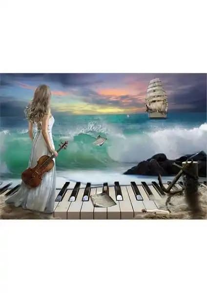 Art Puzzle 1000 Parça Deniz Senfonisi Puzzle ile Zihinsel ve Dekoratif Keyif