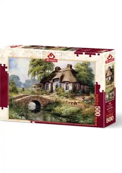 Art Puzzle Yeşil Köy 500 Parça Puzzle Doğal Manzaralar ve Zeka Geliştirici Aktivite