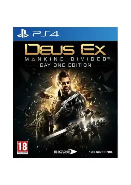 Deus Ex Mankind Divided Day One Edition PS4 Oyunu Yüksek Kalite ve Özel İçeriklerle