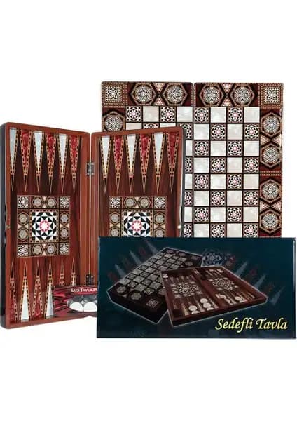 Eser Sedefli İzmir Tavla Büyük Boy: Estetik ve Dayanıklılığıyla Kaliteli Oyun Deneyimi