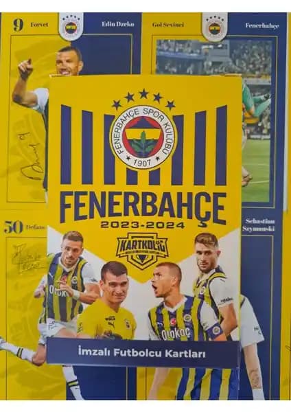 Fenerbahçe 2023-2024 Sezonu İmzalı Futbolcu Kartları Koleksiyonu Güvenilir ve Özel Tasarım