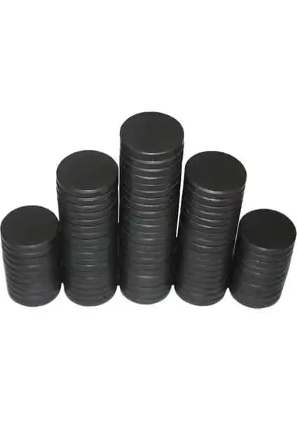 HDG Siyah Yuvarlak Mıknatıs: Modern Dekorasyon ve Pratik Kullanım İçin Uygun