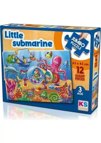 KS Games Little Submarine Jumbo Boy Puzzle Çocuklar İçin Eğitici ve Eğlenceli Yapboz Oyunu