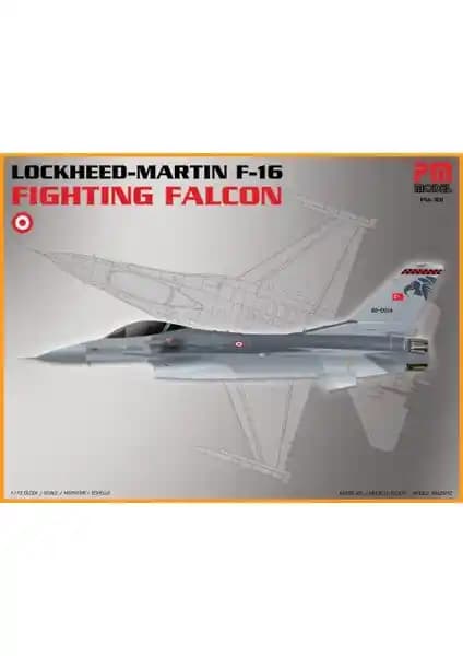 Lockheed Martin F-16 Fighting Falcon Model Kiti Detaylı Plastik Uçak Modeli
