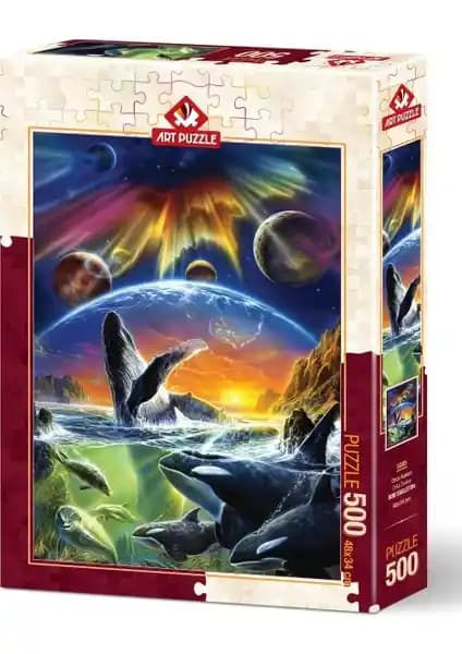Orka Evreni Temalı 500 Parça Puzzle - Eğlenceli ve Eğitici Zihin Egzersizi