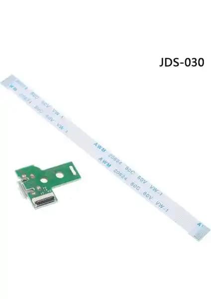 PlayStation 4 JDS-030 Soket ve 12 Pin Flex Kablo Yedek Parça Seti - Güvenilir ve Kolay Onarım