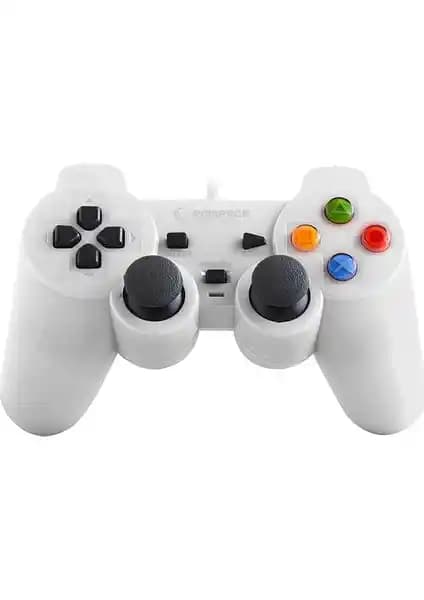 Rampage SG-R602 PS3 ve PC Uyumlu Beyaz USB Joypad ile Oyun Deneyiminizi Geliştirin