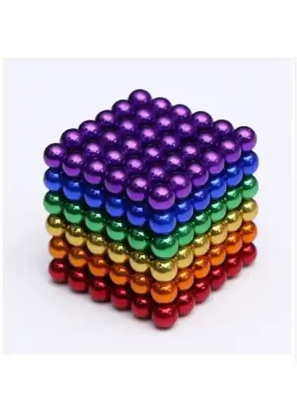 Realx Renkli Manyetik Mıknatıs Toplar 216 Adet Yaratıcılığı ve Eğlenceyi Artıran Set
