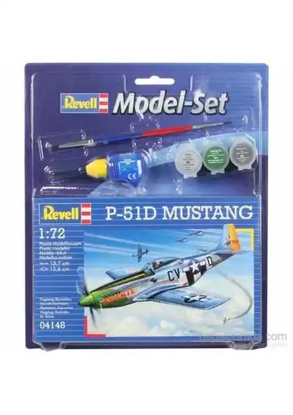Revell P-51D Mustang Model Seti 1:72 Ölçekli Detaylı Maket Kiti