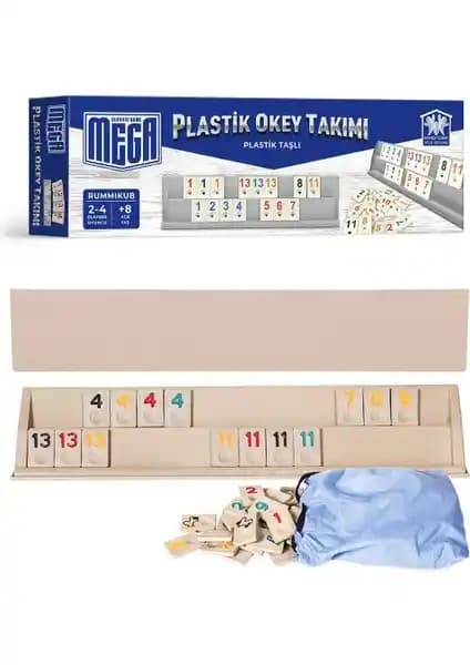 Route Mega Plastik Okey Takımı İncelemesi: Dayanıklı ve Standart Boyutlarda Oyun Seti