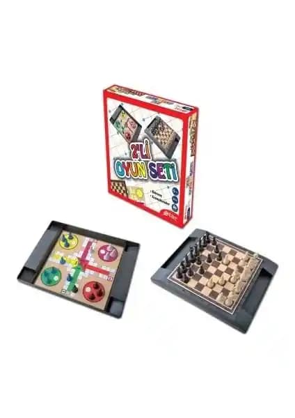 Star 2'li Oyun Seti Kızma Birader ve Satranç Çocuklar İçin Eğlenceli ve Öğretici