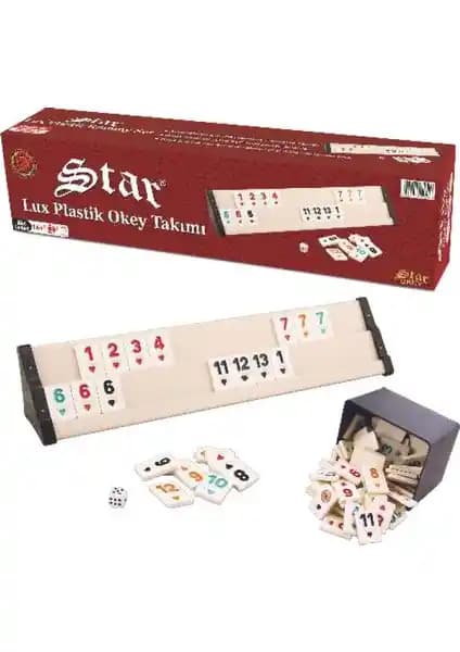 Star Lüks Plastik Okey Takımı: Dayanıklı, hijyenik ve Türkiye’de Üretilmiş Oyun Seti