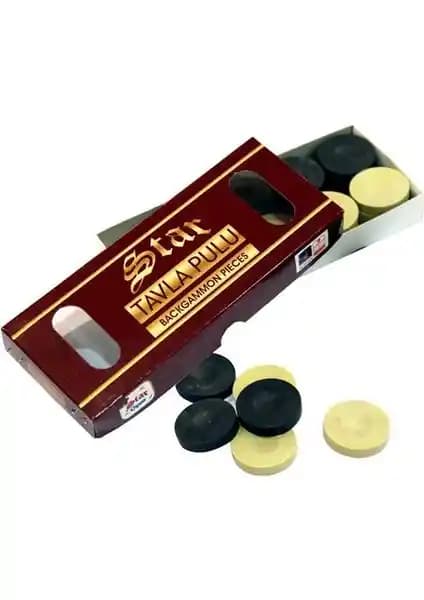 Star Tavla 1020463 Plastik Pul Seti Orta Boy Tavla İçin Uygun ve Ekonomik
