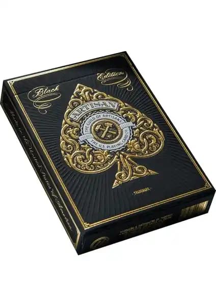 Theory11 Artisan Black Oyun Kartı Destesi: Şık ve Dayanıklı Koleksiyon ve Gösteri Kartları