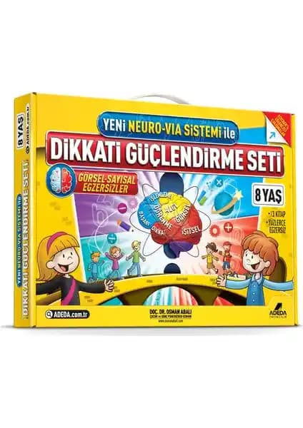 Adeda Dikkati Güçlendirme Seti: 6–8 Yaş İçin Görsel-İşitsel Dikkat ve Hafıza Geliştirme