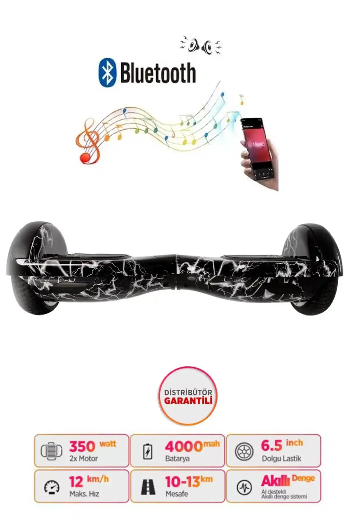 CityMate CS-600S Grafiti Desenli Elektrikli Denge Tahtası: Şehir İçinde Güvenli ve Konforlu Sürüş Özellikleri