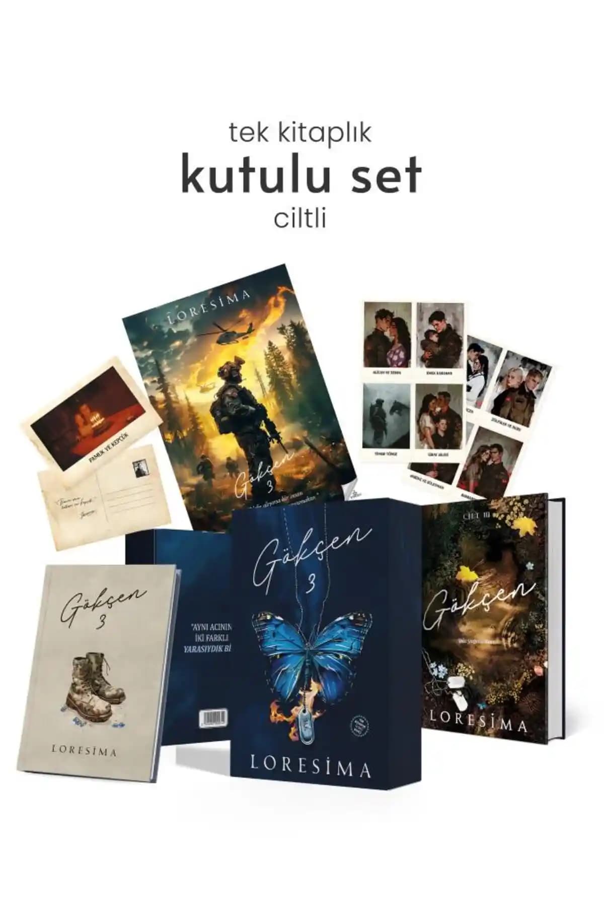 Gökçen 3: Güz Yağmurları Hediyeli Özel Kutu - Loresima Klasikler Seti, Ciltli, 2024 Basım