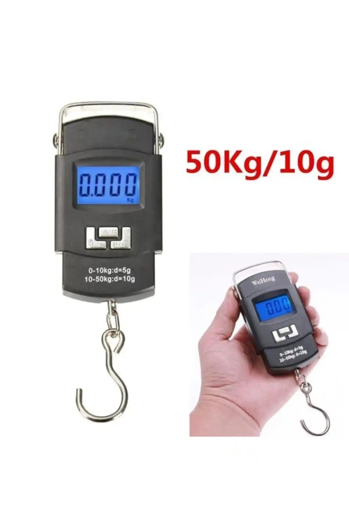 Güvenilir Tartım İçin Portatif El Kantarı: 50 kg Kapasite, 10 g Hassasiyetli