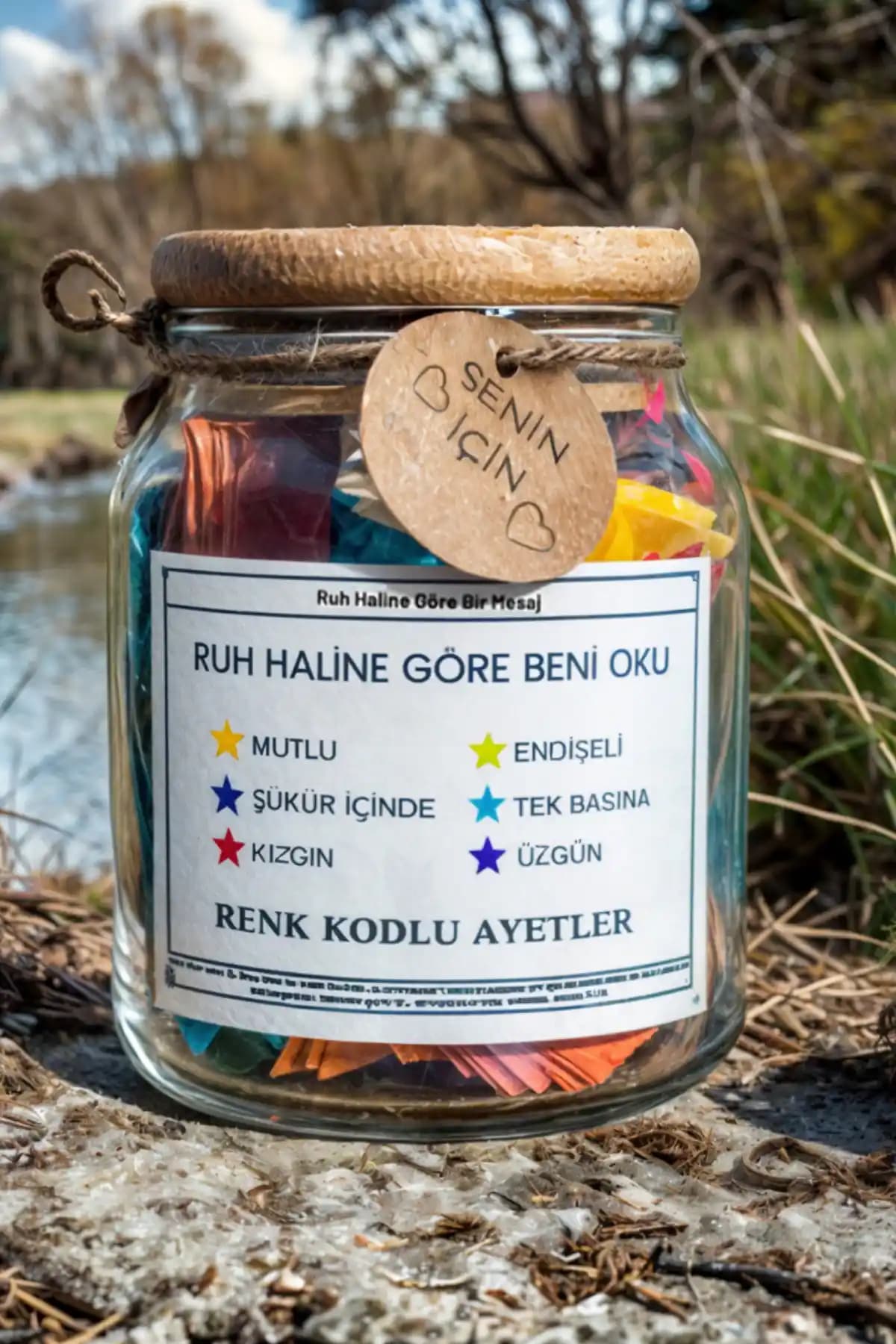 Hedimor Ayet Kavanozu – Ruh Haline Göre 144 Adet Ayetin Dekoratif ve Hediye Özelliği