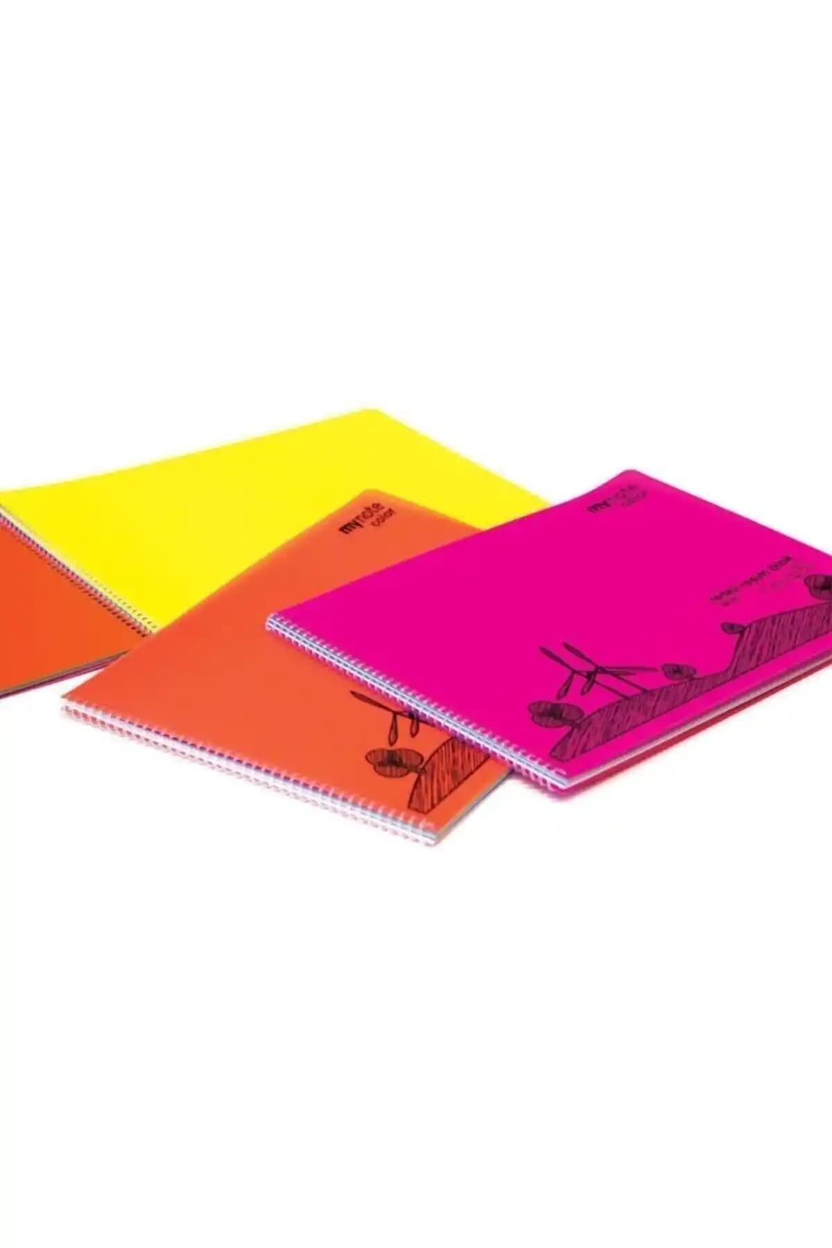 Mynote Resim Defteri: Plastik Kapaklı Sert Yüzeyli Spiralli, A4, 24 Yaprak