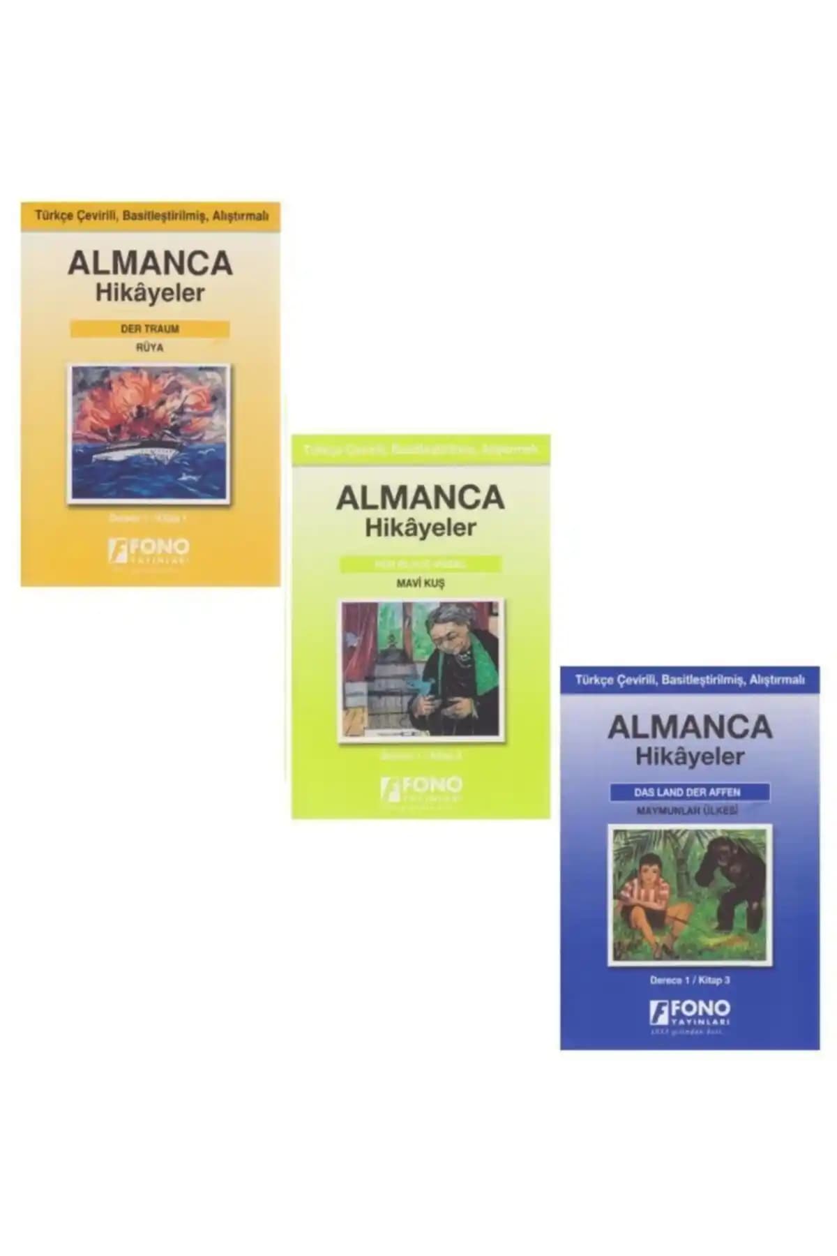 Rüya, MAVİ KUŞ ve MAYMUNLAR ÜLKESİ: Derece 1 Almanca-Türkçe Hikayeler Seti için