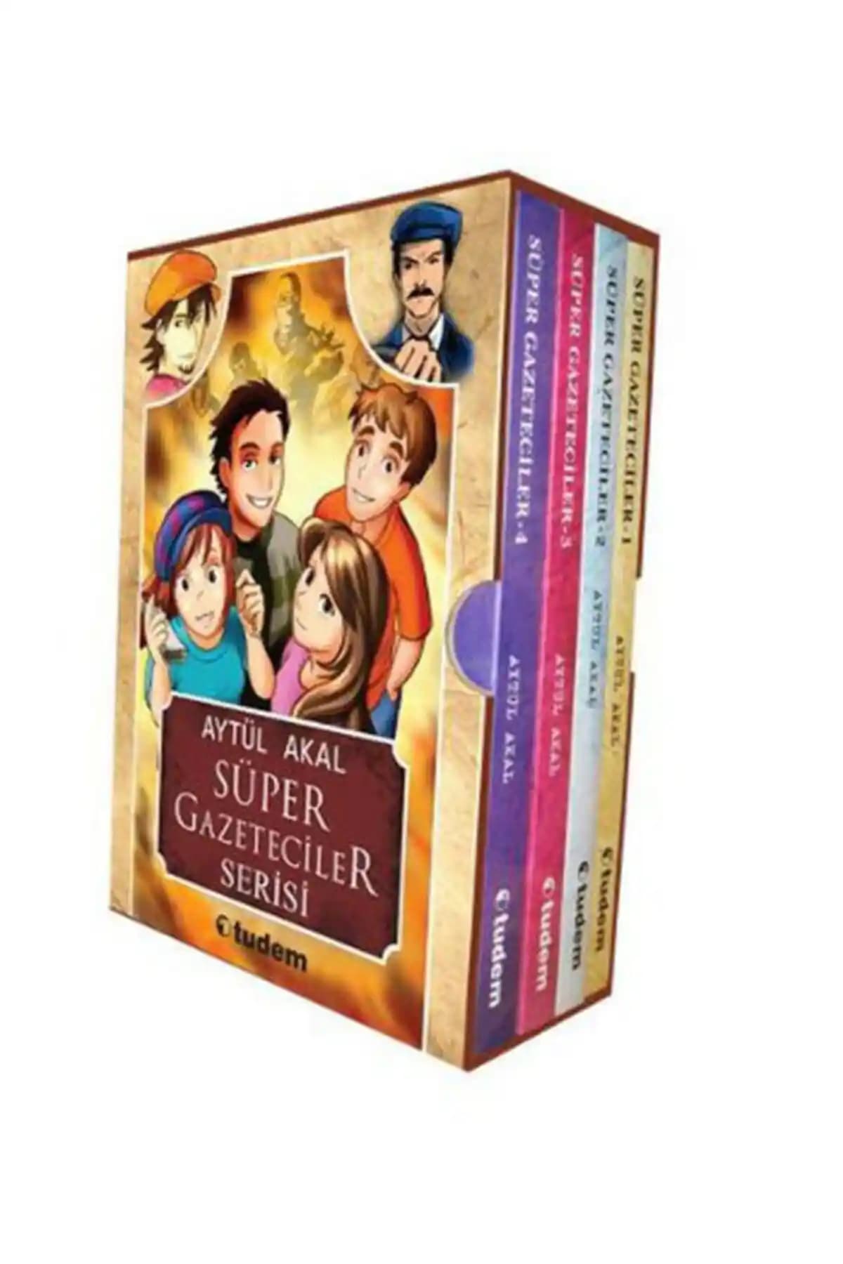 Set Olarak Sunulan Süper Gazeteciler Serisi: 9 Yaş ve Üzeri İçin Macera ve Dil Becerileri