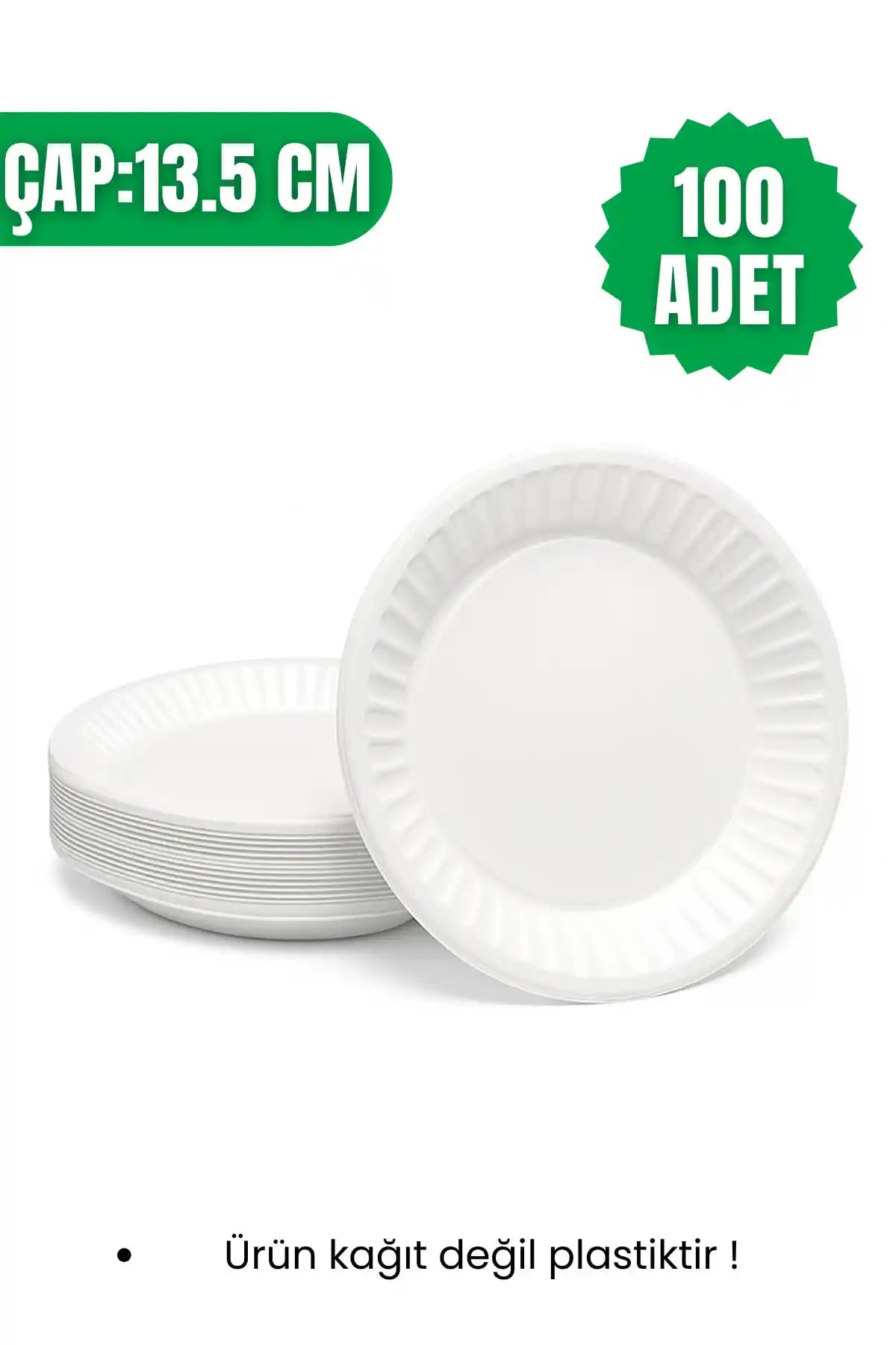 Türkiye Menşeli Plastik Tabak Küçük Boylar: Tek Kullanımlık, Gıda Güvenli ve Çok Amaçlı